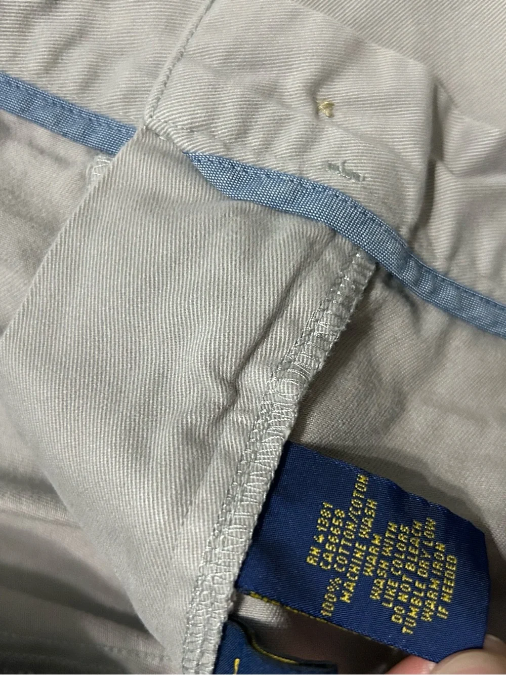 Polo by Ralph Lauren Men's Light Beige grey Chino Shorts classic 6”